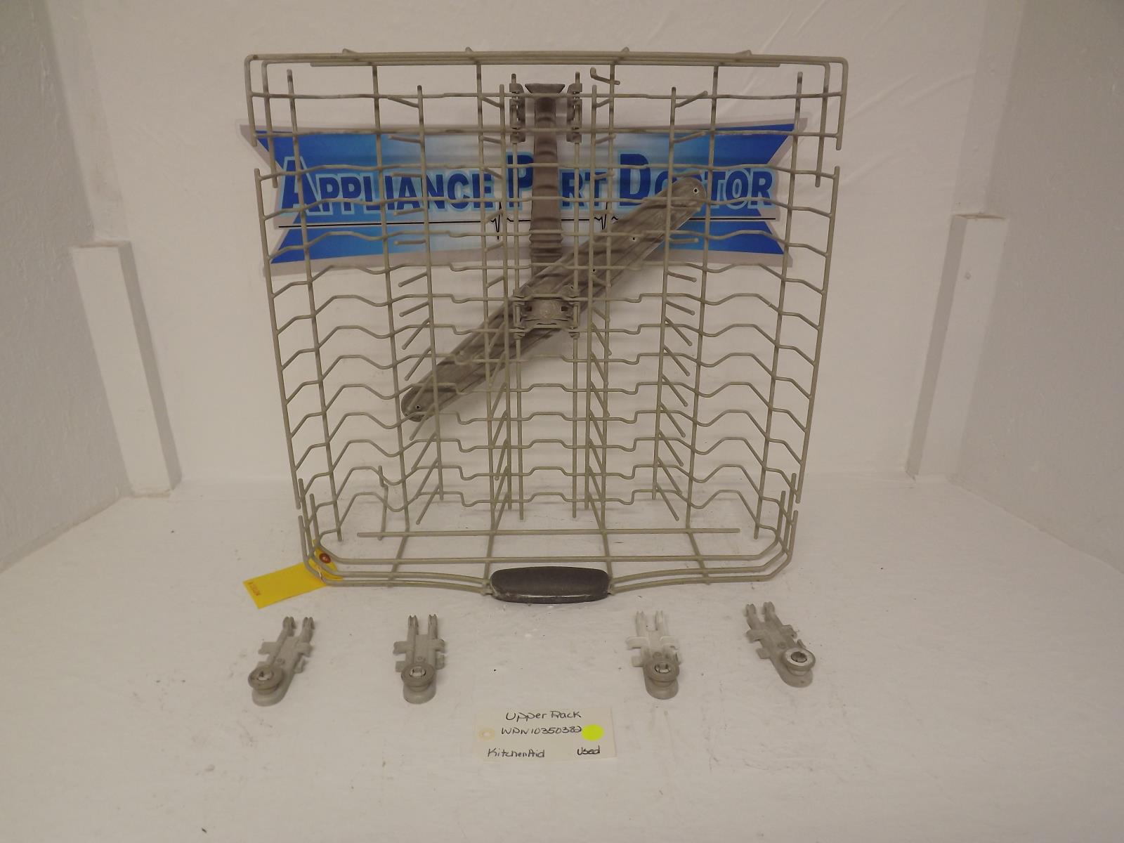KitchenAid Dishwasher WPW10350382 Upper Rack Used KitchenAid Dishwasher WPW10350382 Upper Rack Used